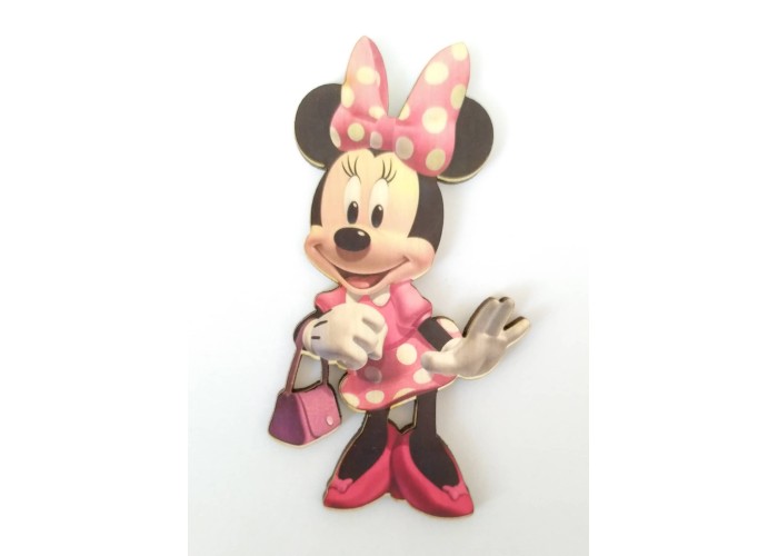 Minnie #13 εκτύπωση σε ξύλο Minnie #13 εκτύπωση σε ξύλο