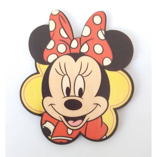 Minnie #14 εκτύπωση σε ξύλο Minnie #14 εκτύπωση σε ξύλο