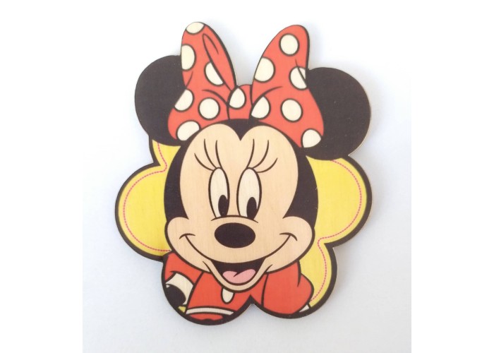 Minnie #14 εκτύπωση σε ξύλο Minnie #14 εκτύπωση σε ξύλο