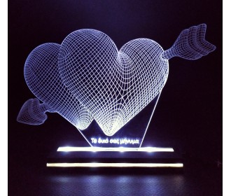 Διακοσμητικό Φωτιστικό Καρδιά #2