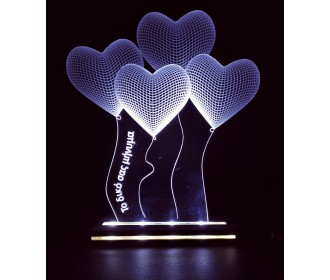 Διακοσμητικό Φωτιστικό Καρδιά #3