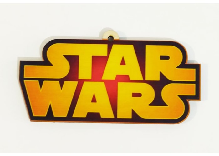 Star Wars εκτύπωση σε ξύλο Star Wars εκτύπωση σε ξύλο
