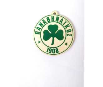 Μπρελόκ Παναθηναϊκός εκτύπωση σε ξύλο