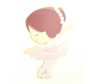 Μπαλαρίνα εκτύπωση σε ξύλο Μπαλαρίνα εκτύπωση σε ξύλο