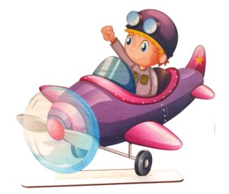 Αεροπλάνο #1 εκτύπωση σε ξύλο Αεροπλάνο #1 εκτύπωση σε ξύλο