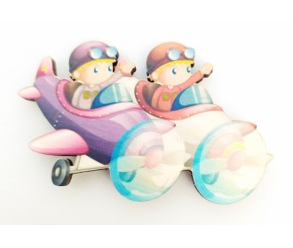 Αεροπλάνο #2 εκτύπωση σε ξύλο Αεροπλάνο #2 εκτύπωση σε ξύλο