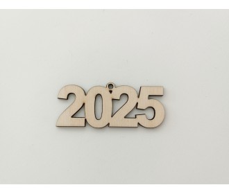 2026 Ξύλινο 8cm Κρεμαστό 2026 Ξύλινο 8cm Κρεμαστό