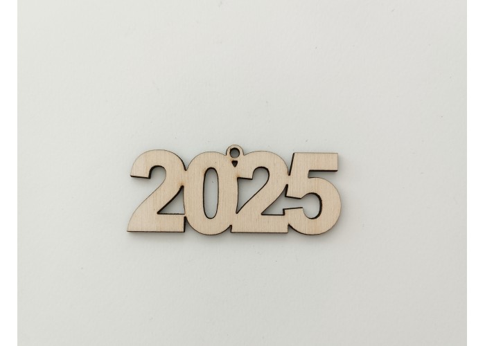 2026 Ξύλινο 8cm Κρεμαστό