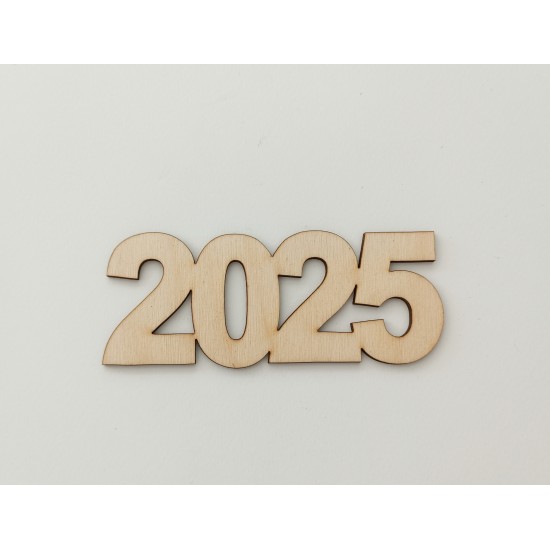 2025 Ξύλινο 12cm Κρεμαστό 2025 Ξύλινο 12cm Κρεμαστό