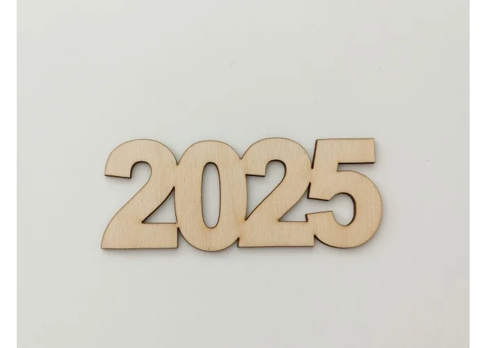 2026 Ξύλινο 12cm Κρεμαστό