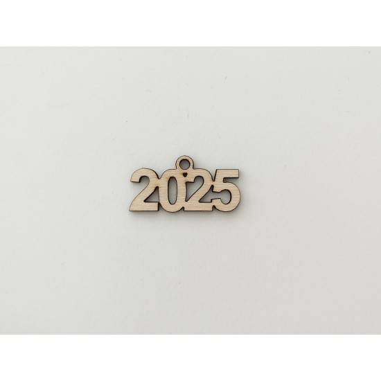 2025 Ξύλινο 4cm Κρεμαστό 2025 Ξύλινο 4cm Κρεμαστό