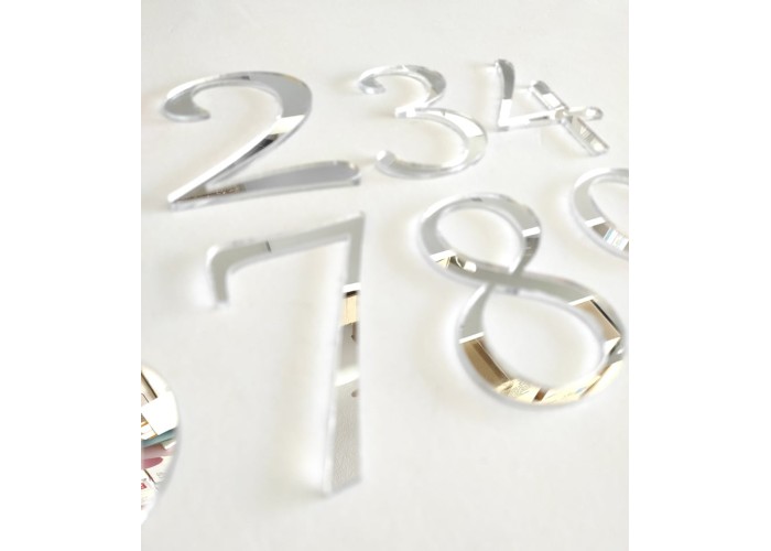 Plexiglass Mirror Αριθμοί Plexiglass Mirror Αριθμοί