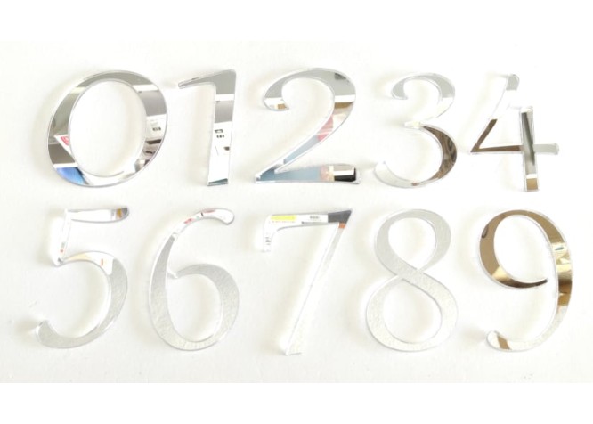 Plexiglass Mirror Αριθμοί Plexiglass Mirror Αριθμοί