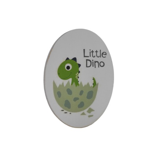 Little Dino εκτύπωση σε ξύλο