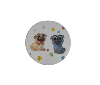 Σκυλάκια Pug εκτύπωση σε ξύλο Σκυλάκια Pug εκτύπωση σε ξύλο