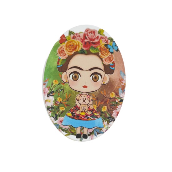 Frida Kahlo #7 εκτύπωση σε ξύλο Frida Kahlo #7 εκτύπωση σε ξύλο