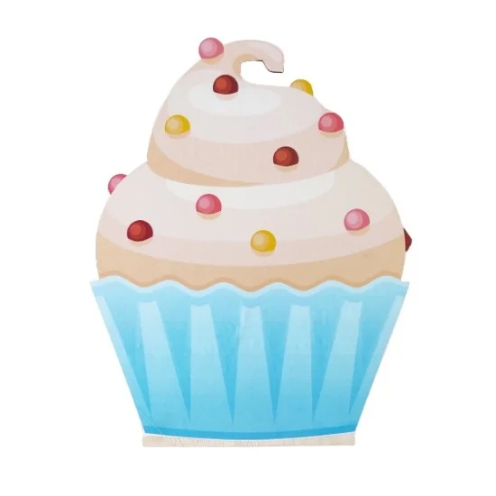 Cupcake #2 εκτύπωση σε ξύλο