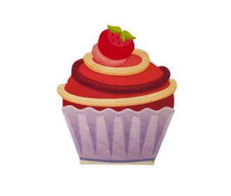 Cupcake #3 εκτύπωση σε ξύλο Cupcake #3 εκτύπωση σε ξύλο