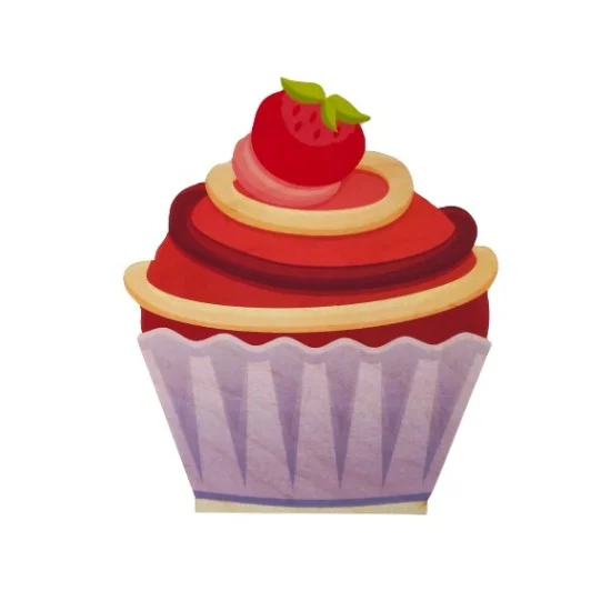 Cupcake #3 εκτύπωση σε ξύλο Cupcake #3 εκτύπωση σε ξύλο