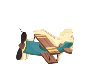 Βιβλίο Ευχών Αεροπλανάκι Με Έγχρωμη Εκτύπωση Σε Ξύλο 30cm 15φύλλα ( 30 Σελίδες) + Διακοσμητικό Όνομα + Κάνε Μια Ευχή