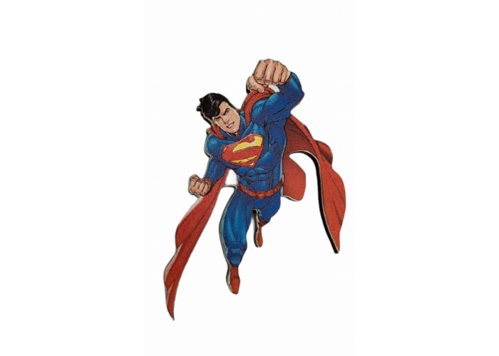 Superman εκτύπωση σε ξύλο Superman εκτύπωση σε ξύλο