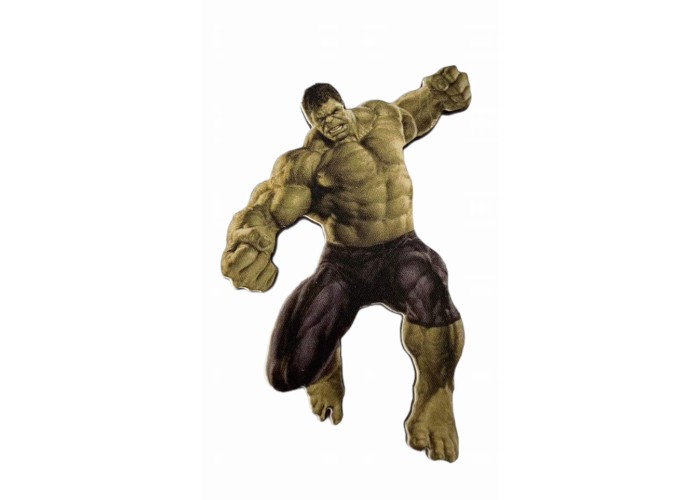 Hulk εκτύπωση σε ξύλο