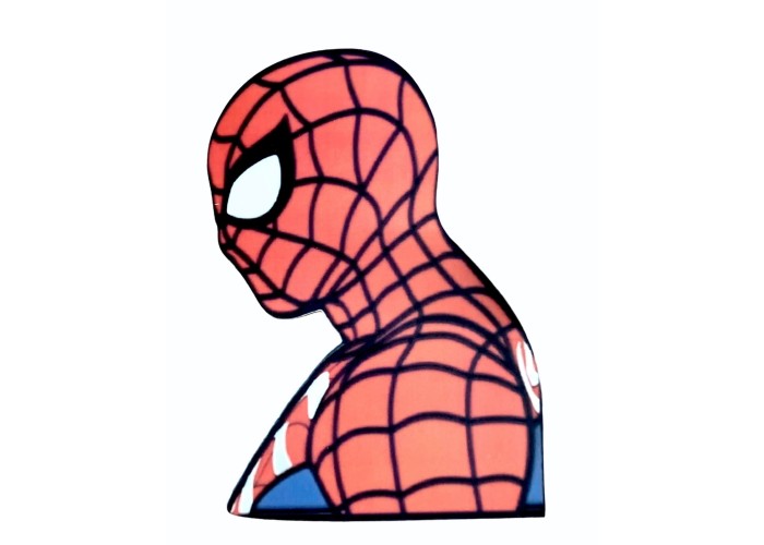 Ξύλινο επιτοίχιο φωτιστικό Spiderman Ξύλινο επιτοίχιο φωτιστικό Spiderman