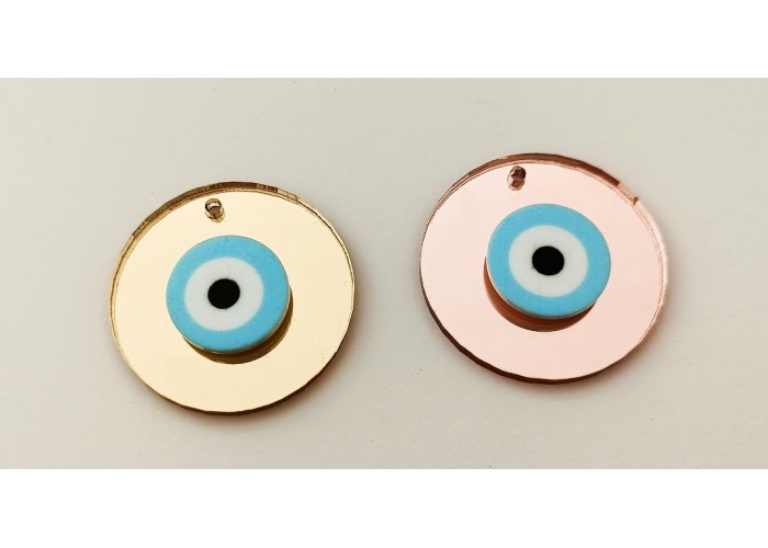 Γούρι Mirror Plexiglass 4cm Γούρι Mirror Plexiglass 4cm