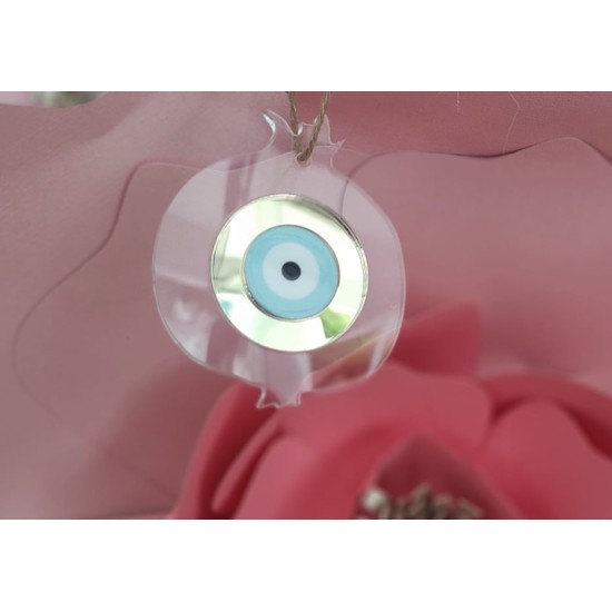 Γούρι ρόδι διάφανο και mirror plexiglass 8cm x 6.5cm Γούρι ρόδι διάφανο και mirror plexiglass 8cm x 6.5cm