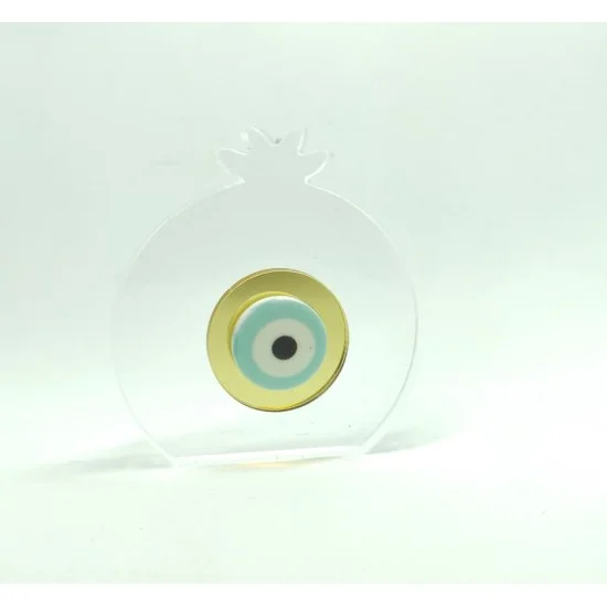 Plexiglass γούρι ρόδι 7cm, πάχος 1cm