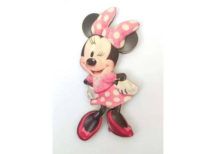 Ξύλινη Θεματική Βάση Λαμπάδας Minnie Με Έγχρωμη Εκτύπωση Σε Ξύλο 30cm Ξύλινη Θεματική Βάση Λαμπάδας Minnie Με Έγχρωμη Εκτύπωση Σε Ξύλο 30cm