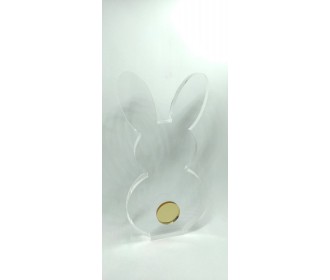 Λαγός Plexiglass διάφανο  12cm x 1cm  Λαγός Plexiglass διάφανο  12cm x 1cm
