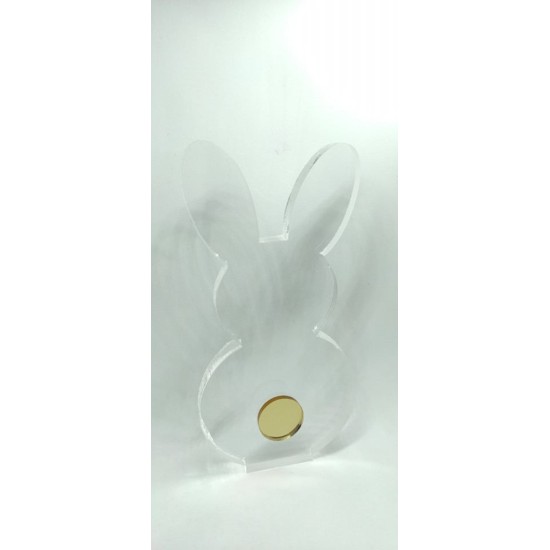 Λαγός Plexiglass διάφανο 12cm x 1cm Λαγός Plexiglass διάφανο 12cm x 1cm