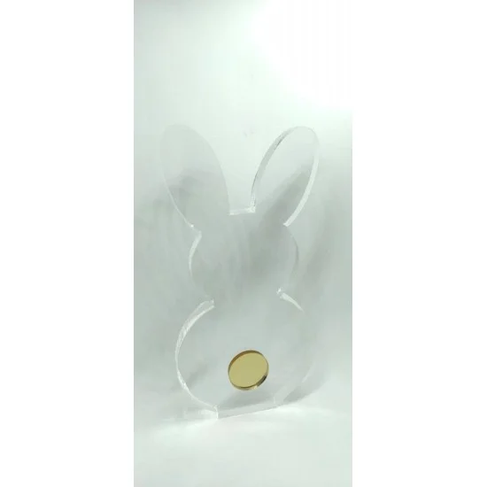 Λαγός Plexiglass διάφανο  12cm x 1cm 