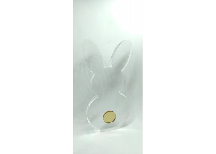 Λαγός Plexiglass διάφανο 12cm x 1cm Λαγός Plexiglass διάφανο 12cm x 1cm