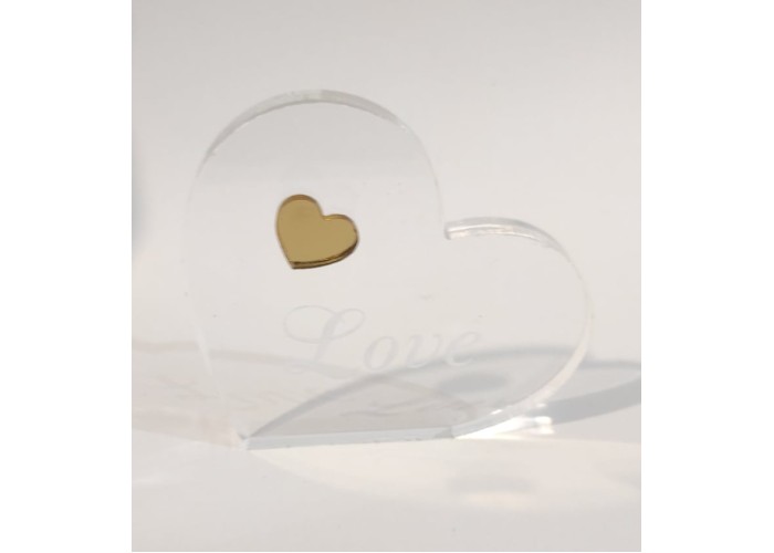 Καρδιά Plexiglass διάφανο 12cm x 1cm με χάραξη love Καρδιά Plexiglass διάφανο 12cm x 1cm με χάραξη love