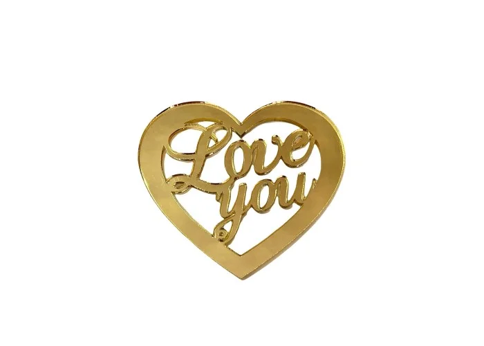 Καρδιά Plexiglas love you