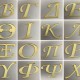 Plexiglass Γράμματα Κεφαλαία #2