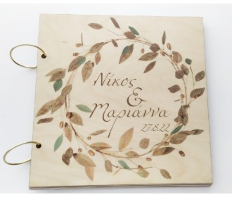 Βιβλίο Ευχών Ελιά 30x30cm 15φύλλα ( 30 σελίδες ) Βιβλίο Ευχών Ελιά 30x30cm 15φύλλα ( 30 σελίδες )