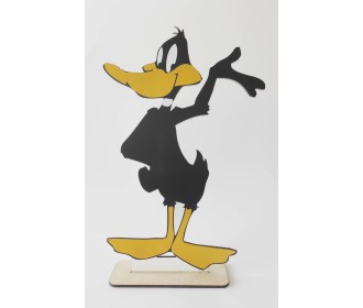 Duffy Duck εκτύπωση σε ξύλο Duffy Duck εκτύπωση σε ξύλο