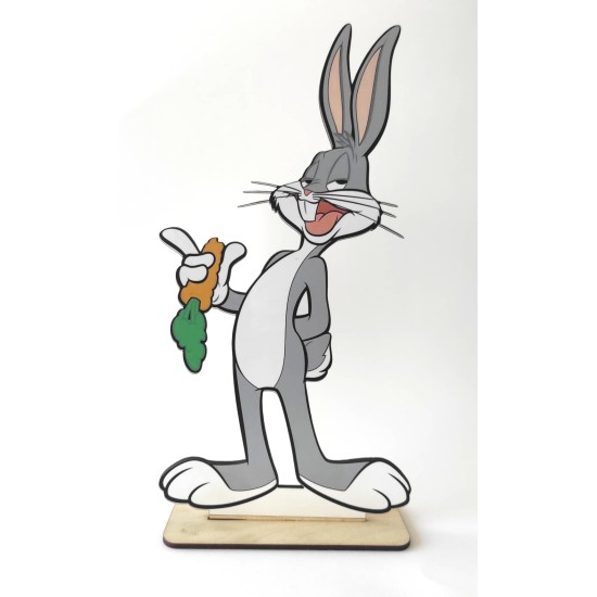 Bugs Bunny εκτύπωση σε ξύλο Bugs Bunny εκτύπωση σε ξύλο