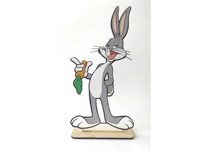 Bugs Bunny εκτύπωση σε ξύλο