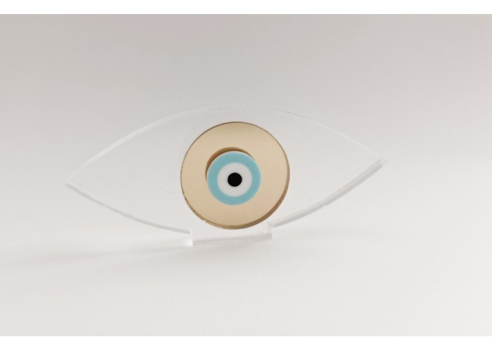 Plexiglass Γούρι Μάτι 12cm, Πάχος 1cm