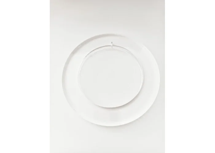 Στεφάνι από διάφανο Plexiglass χοντρό, διάμετρος 15cm