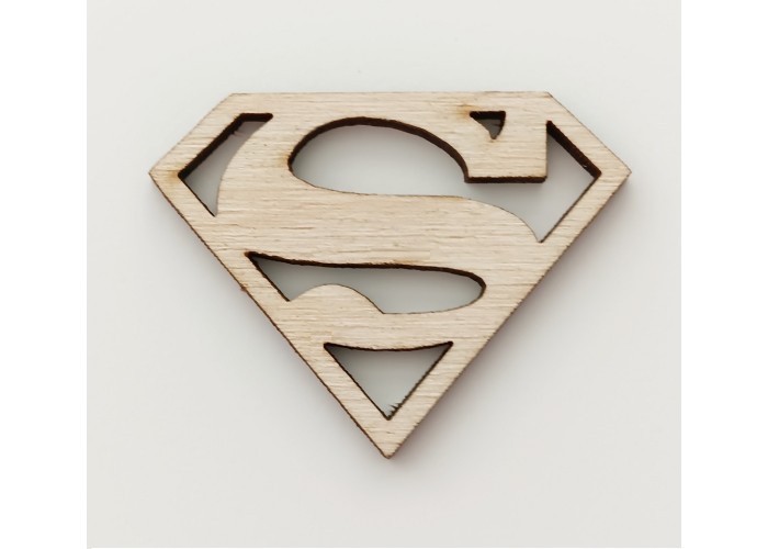 Ξύλινο Σήμα Superman