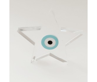 Plexiglass Γούρι Αστέρι 7cm, Πάχος 1cm Plexiglass Γούρι Αστέρι 7cm, Πάχος 1cm