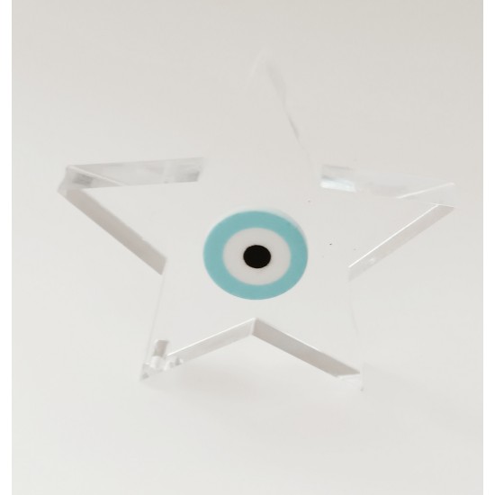 Plexiglass Γούρι Αστέρι 7cm, Πάχος 1cm Plexiglass Γούρι Αστέρι 7cm, Πάχος 1cm