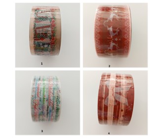 Χριστουγεννιάτικη ταινία για πακετάρισμα 4,8cm x 50m Χριστουγεννιάτικη ταινία για πακετάρισμα 4,8cm x 50m