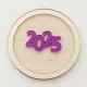 Γούρι από ξύλο και Plexiglass 2026 #3