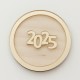 Γούρι από ξύλο και Plexiglass 2025 #3 Γούρι από ξύλο και Plexiglass 2025 #3